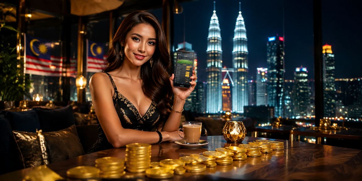 Pengguna di Kuala Lumpur membeli tiket loteri dalam talian menggunakan telefon pintar