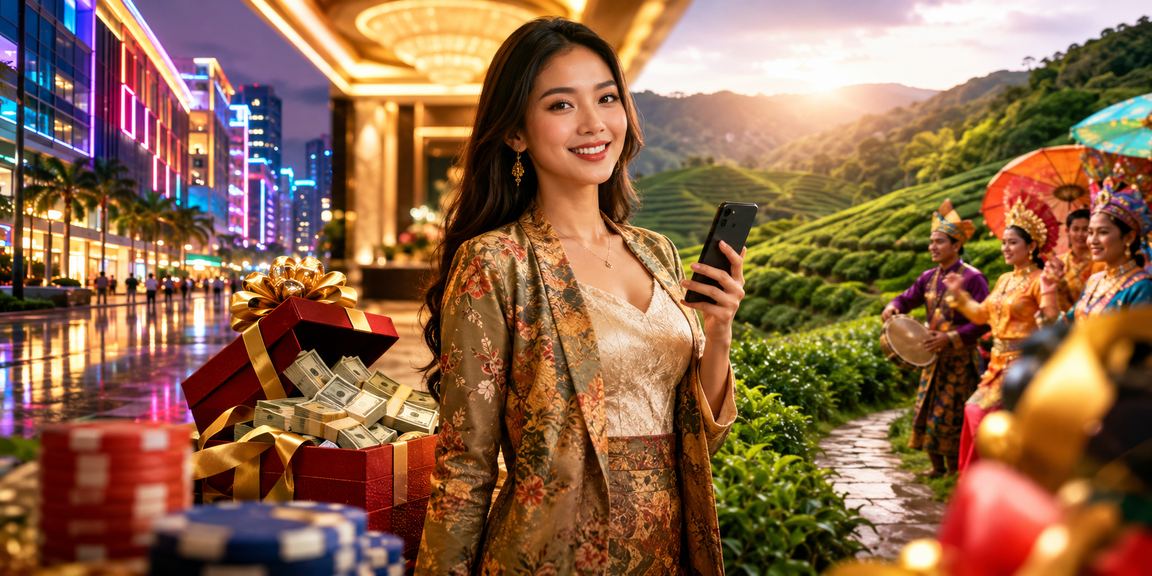Pengguna Malaysia menggunakan telefon untuk bermain kasino mudah alih dengan bertanggungjawab